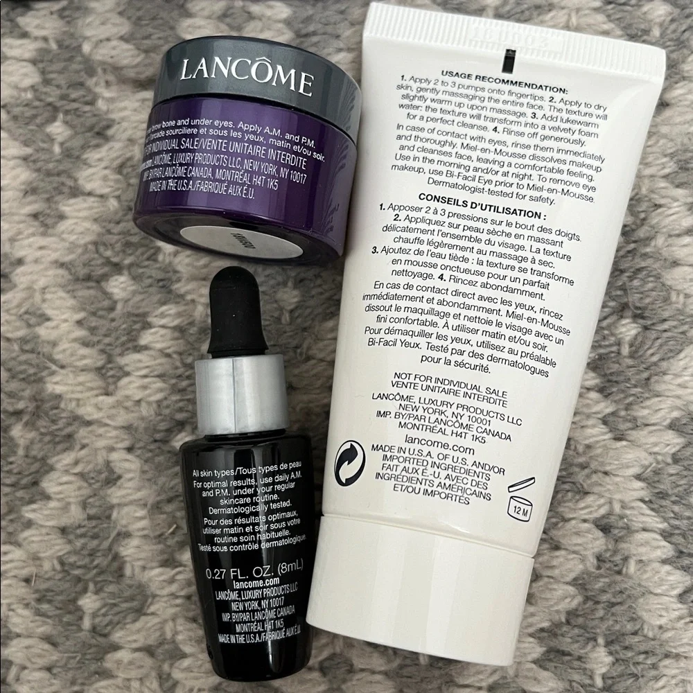 Lancôme Definicils Mascara Genifique Renergie Facewash Lipstick